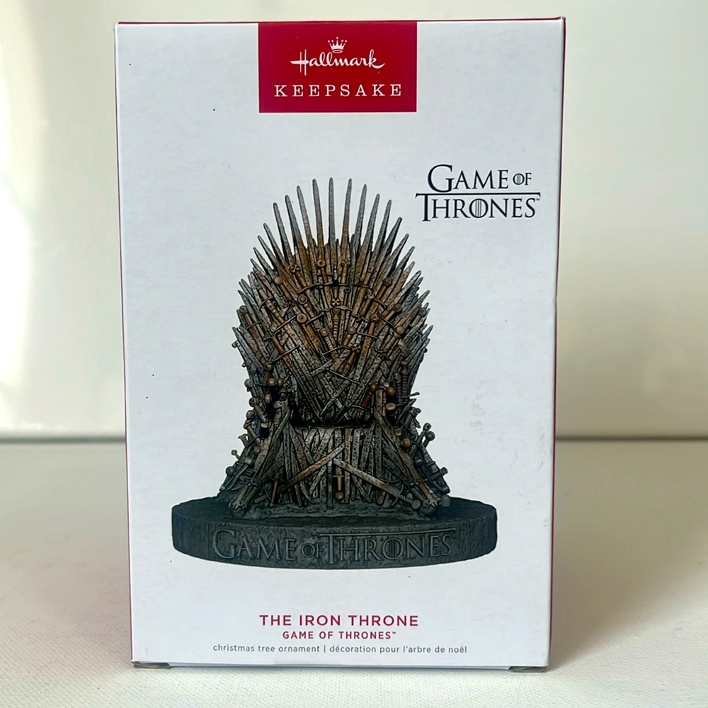 2022 HALLMARK THE IRON THRONE-GAME OF THRONES MAGIC SOUND KEEPSAKE ORNAMENT